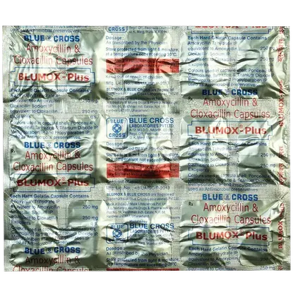 blumox plus capsule 15's